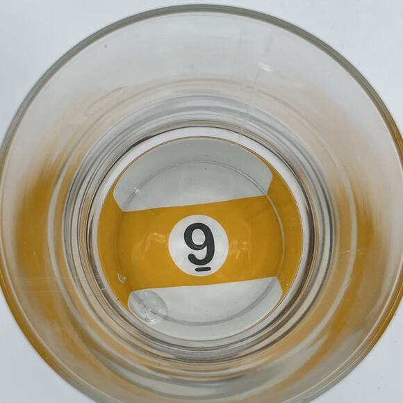 Vintage MCM Pool Balls Cocktail Drinking Glasses By Luminarc Set Of 4 France - Picture 6 of 10